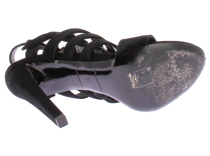 Décolleté Balenciaga in camoscio nero 39 - vista 7