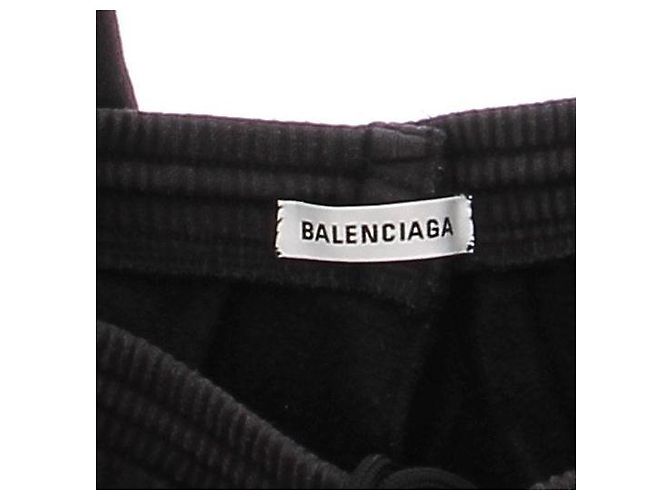 Pantalones de chándal Balenciaga negros de algodón - vista 5