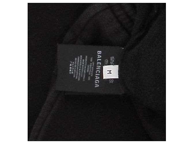 Pantalones de chándal Balenciaga negros de algodón - vista 6