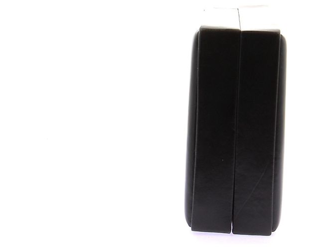 Autre Marque Pochette in pelle nera Nero - vista 3