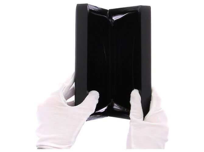 Autre Marque Pochette in pelle nera Nero - vista 6