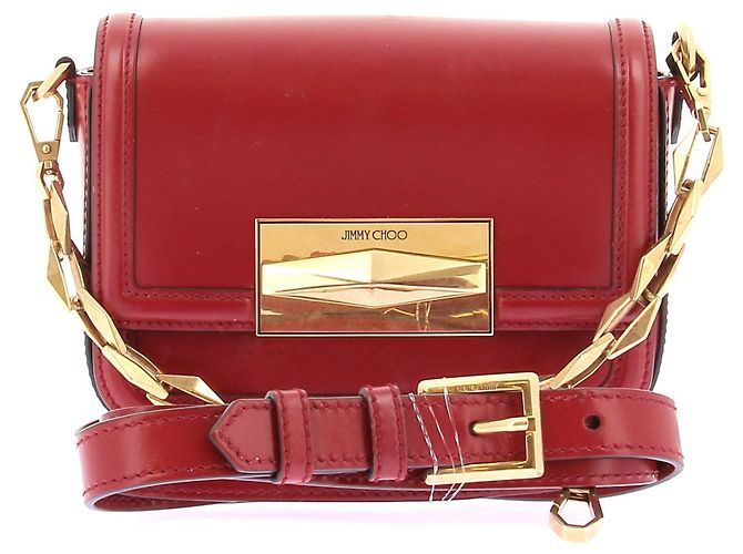 Jimmy Choo Borsa a tracolla rossa Rosso - vista 7