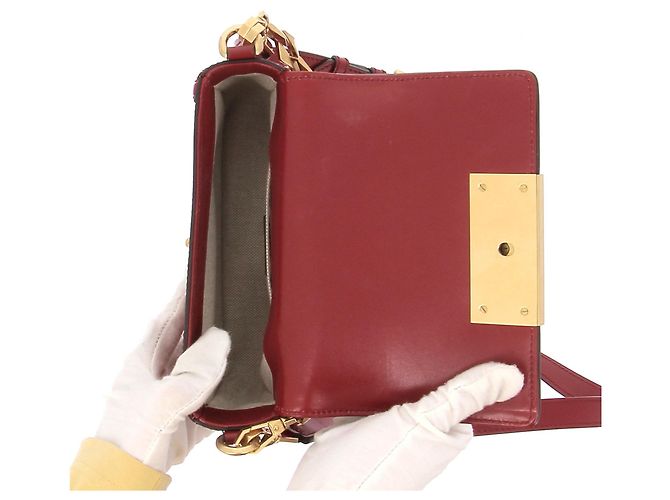 Jimmy Choo Borsa a tracolla rossa Rosso - vista 8