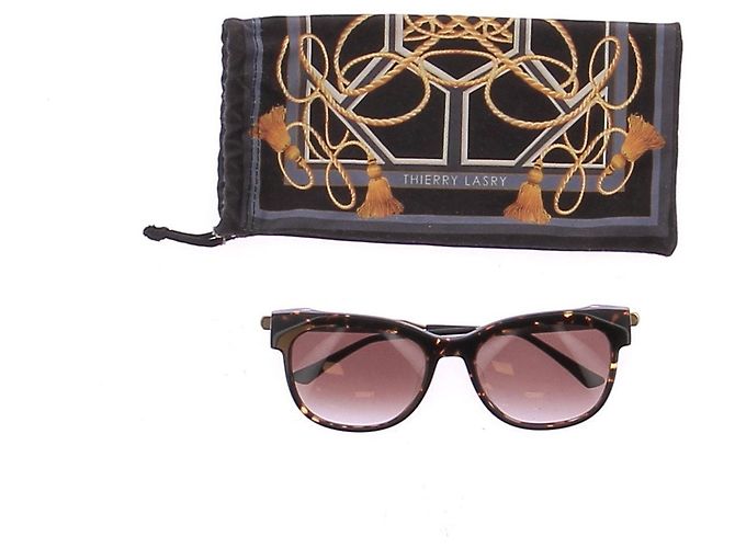 Thierry Lasry Gafas de sol de carey Dorado - vista 7