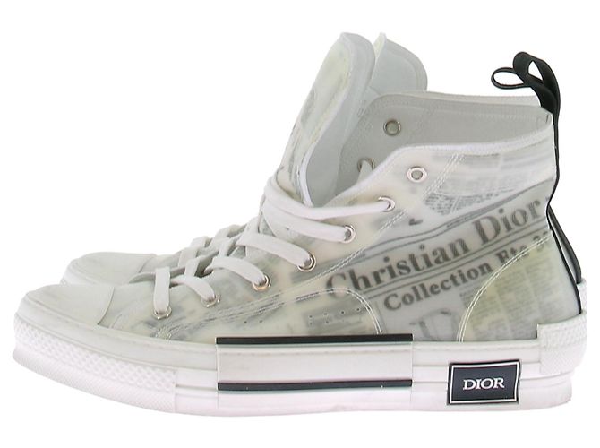 Dior Baskets blanches "B23" - vue 3