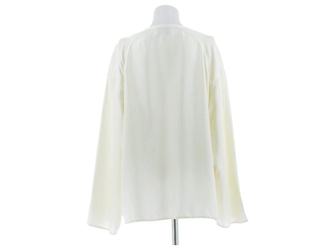 Autre Marque Camicia in seta bianca "ZAMILA" Bianco - vista 2