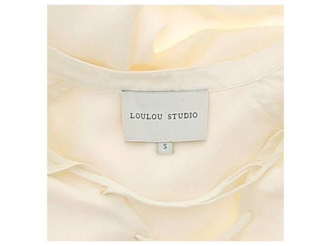 Autre Marque Camicia in seta bianca "ZAMILA" Bianco - vista 5