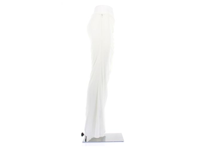 Autre Marque Falda plisada blanca Blanco - vista 3