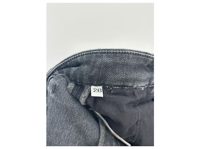 Autre Marque Jeans negros LOULOU STUDIO ATTU de algodón talla 26 - vista 5