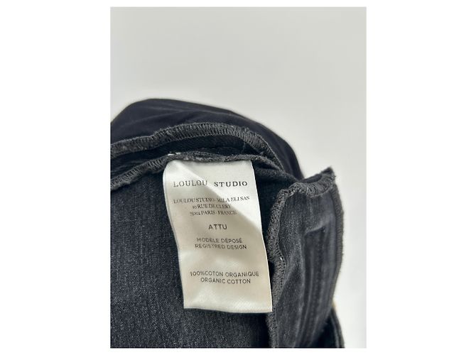 Autre Marque Jeans negros LOULOU STUDIO ATTU de algodón talla 26 - vista 6