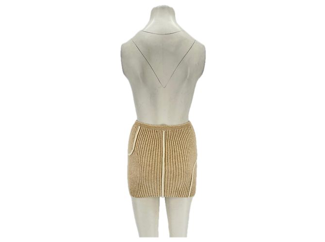 Autre Marque Falda de lana beige GUIZIO - vista 2