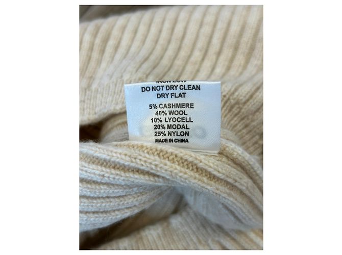 Autre Marque Falda de lana beige GUIZIO - vista 6