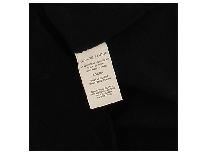 Autre Marque Camicia nera "Adora" Nero - vista 6
