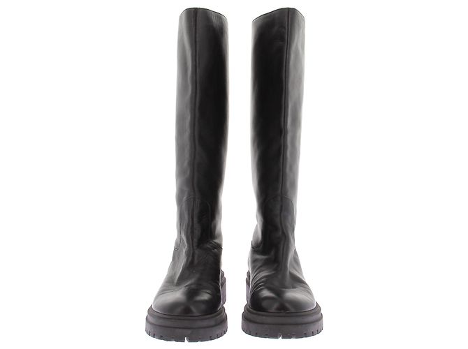 Autre Marque Botas altas de cuero negro ELLEME - vista 4