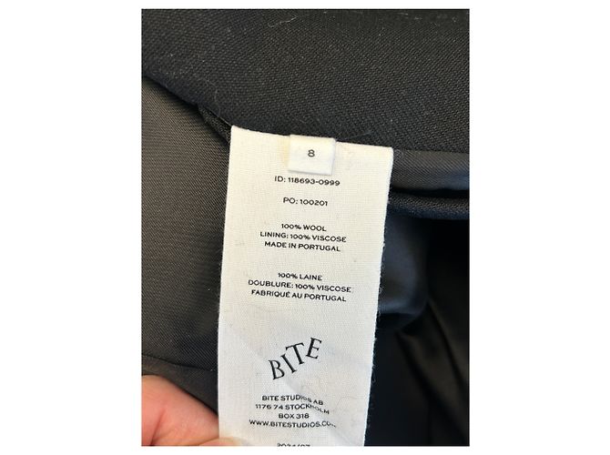 Autre Marque BITE Wollmantel lang schwarz - Ansicht 6