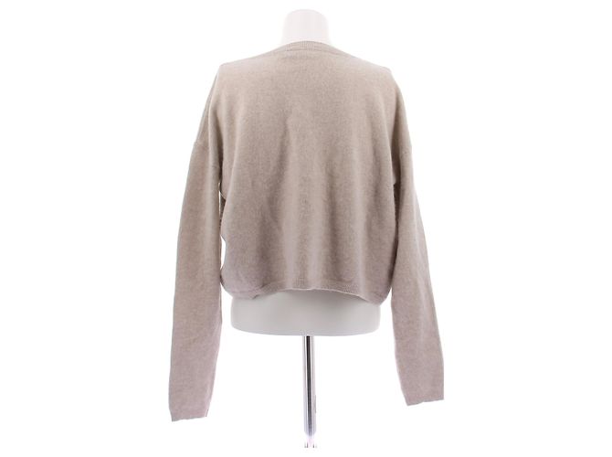 Autre Marque Tauspe Cashmere-Cardigan Beige - Ansicht 2