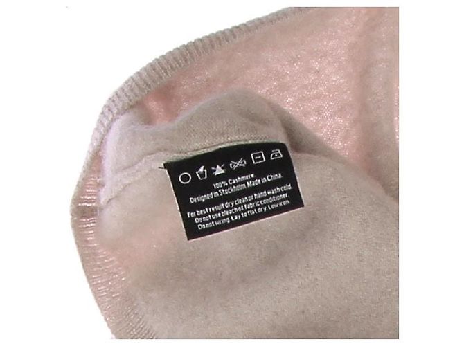 Autre Marque Tauspe Cashmere-Cardigan Beige - Ansicht 5