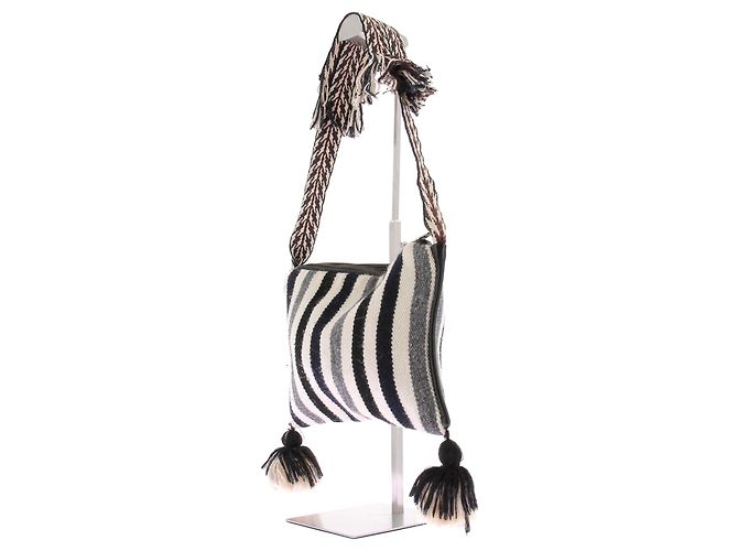 Borsa in tela bianca Isabel Marant Etoile Bianco - vista 5