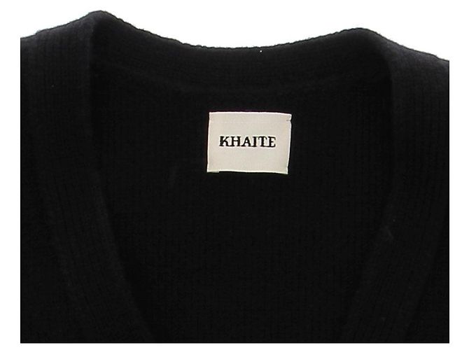 Khaite Schwarzer Cashmere-Cardigan - Ansicht 5