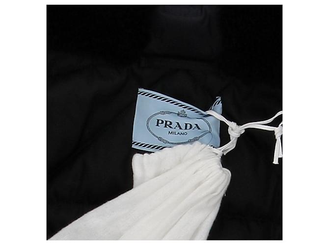 Prada Bomberjacken mit Meeresfeder Marineblau - Ansicht 5