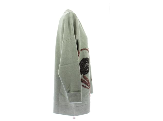 Loewe Kaki Wollcardigan Khaki - Ansicht 3