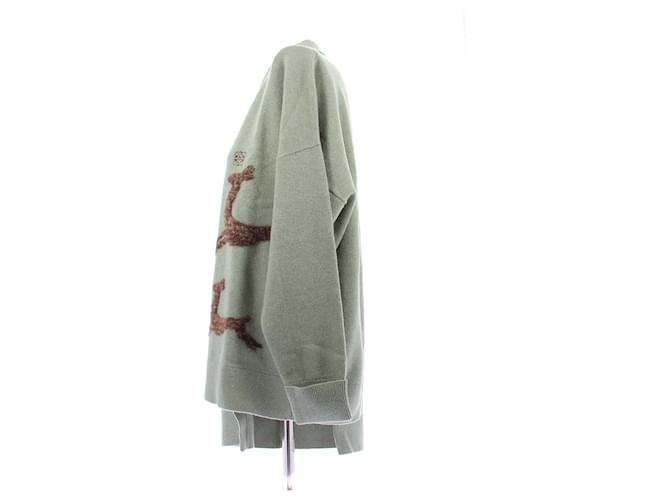 Loewe Kaki Wollcardigan Khaki - Ansicht 4