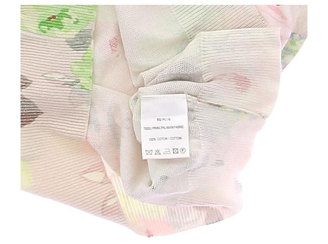 Suéter Carven Rosa Floral de Algodão M - vista 5