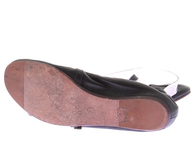 Lanvin Bailarinas de cuero negras Negro - vista 7