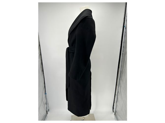 Cappotto in lana nero Totême - vista 4