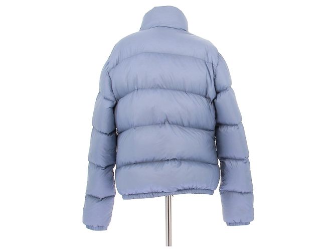 Moncler Blue Down Jacket with Large Front Pockets - view 2