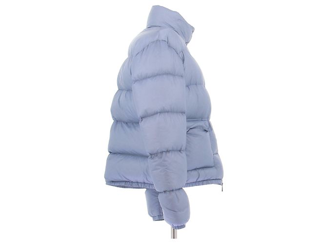 Moncler Blue Down Jacket with Large Front Pockets - view 3
