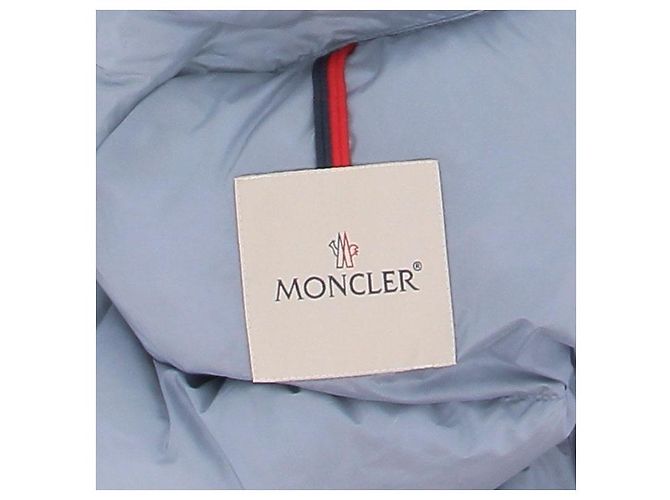 Moncler Blue Down Jacket with Large Front Pockets - view 5
