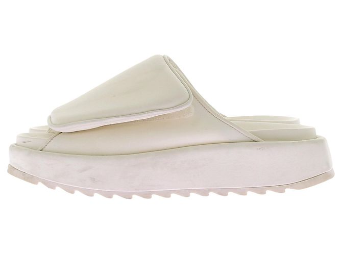 Autre Marque Mule GIA BORGHINI in tela bianca Bianco - vista 3