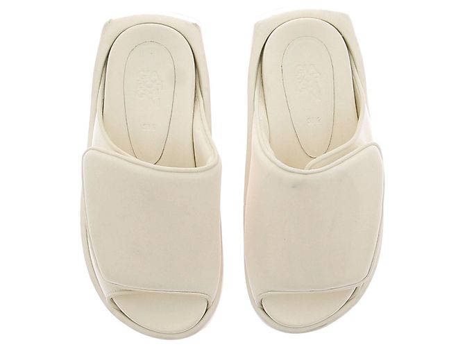 Autre Marque Mule GIA BORGHINI in tela bianca Bianco - vista 7