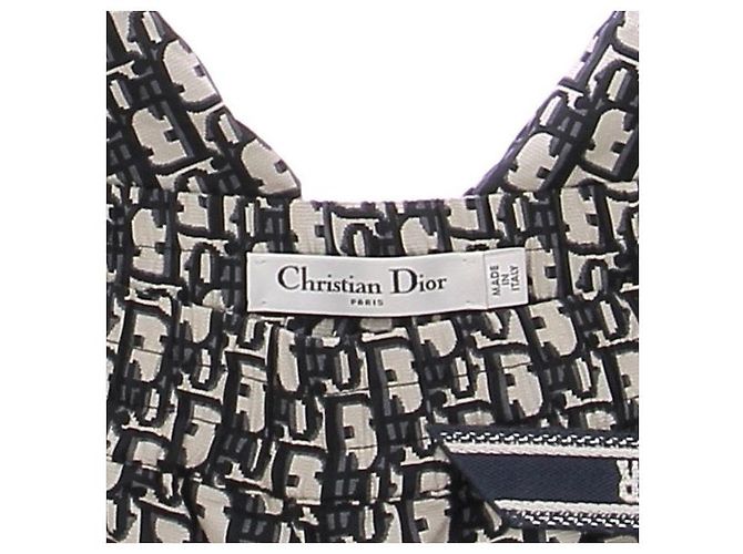 Christian Dior Printed diagonal canvas pants Grey - view 6