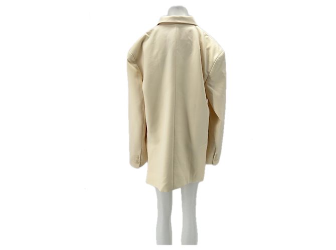 Autre Marque Blazer BAZILIKA de algodón crema Beige - vista 2
