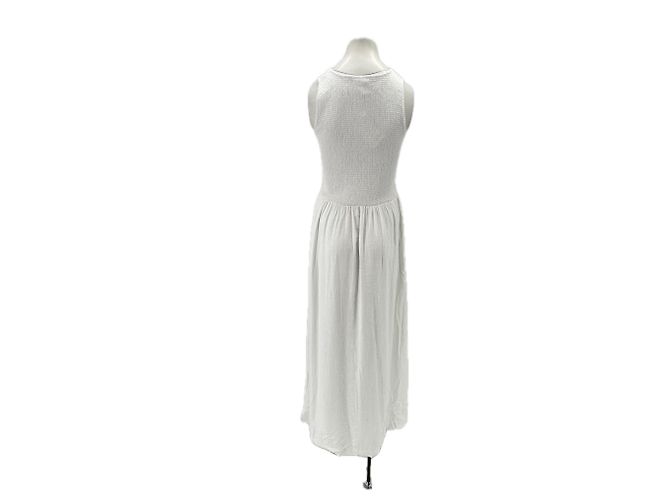 Autre Marque Vestido maxi de lino blanco SPLENDID - vista 2