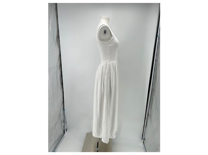 Autre Marque Vestido maxi de lino blanco SPLENDID - vista 3