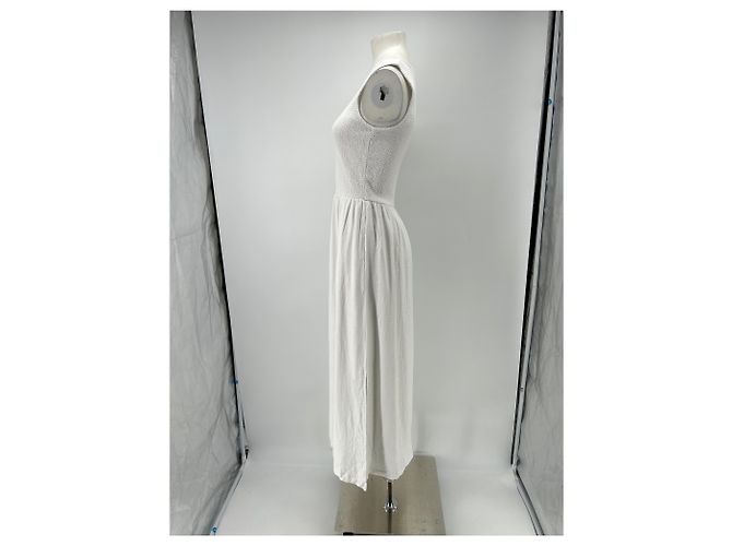 Autre Marque Vestido maxi de lino blanco SPLENDID - vista 4