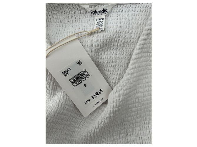 Autre Marque Vestido maxi de lino blanco SPLENDID - vista 6