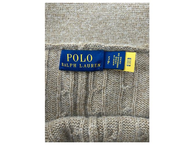 Ralph Lauren Mini short marrom torcido em lã - vista 3