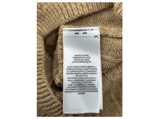 Ralph Lauren Mini short marrom torcido em lã - vista 4