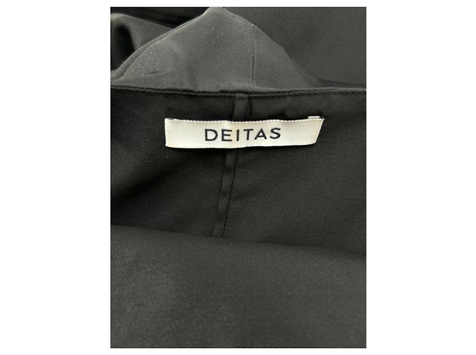 Autre Marque DEITAS Seidenkleid Schwarz - Ansicht 3