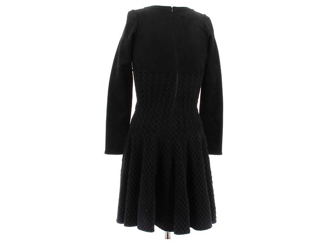 Alaïa Skaterkleid Schwarz Viscose - Ansicht 2