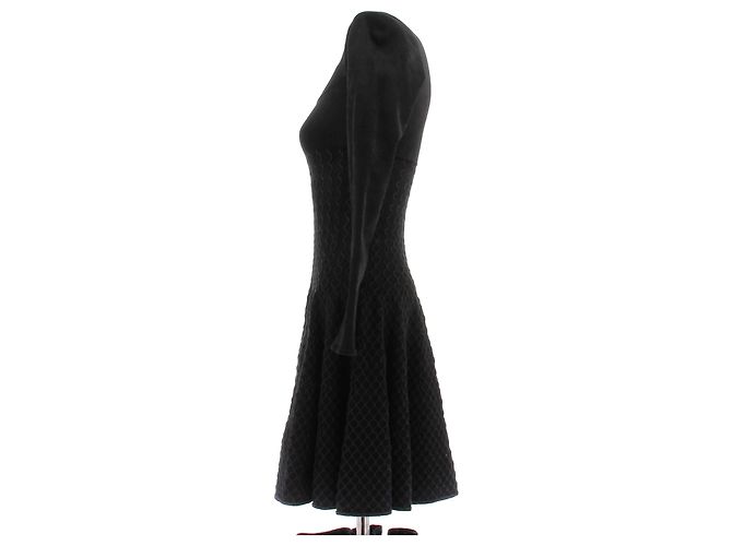 Alaïa Skaterkleid Schwarz Viscose - Ansicht 4