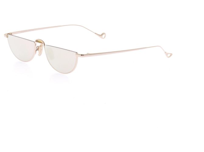 Autre Marque Gafas de sol de metal dorado - vista 5