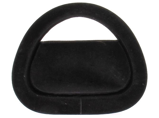 Leslie Amon Borsa nera in velluto "Click Clack" Nero - vista 3