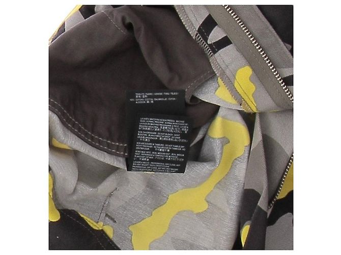 Balenciaga Pantaloni camouflage grigi e gialli Grigio - vista 4