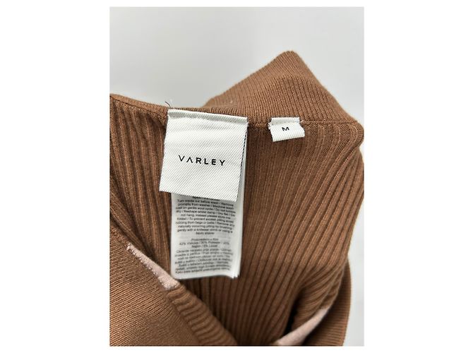 Autre Marque Leggings de canalé marrón Castaño - vista 3