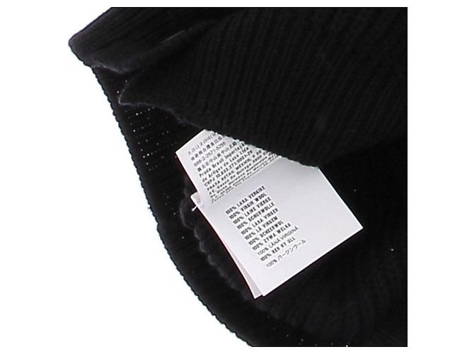 Miu Miu Schwarze Strickjacke mit blauen Blumen - Ansicht 6